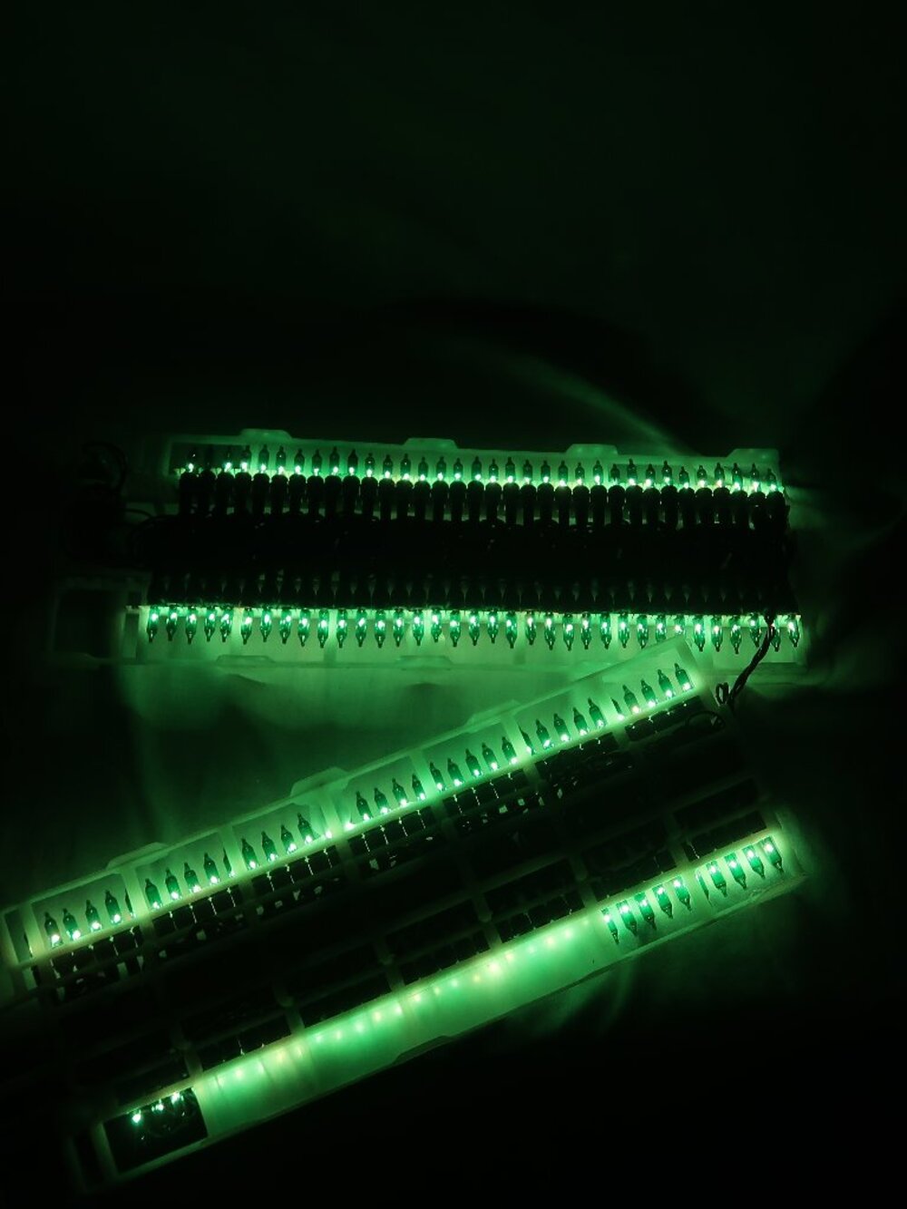 Green Holiday String Lights - Bright Green LED Decor